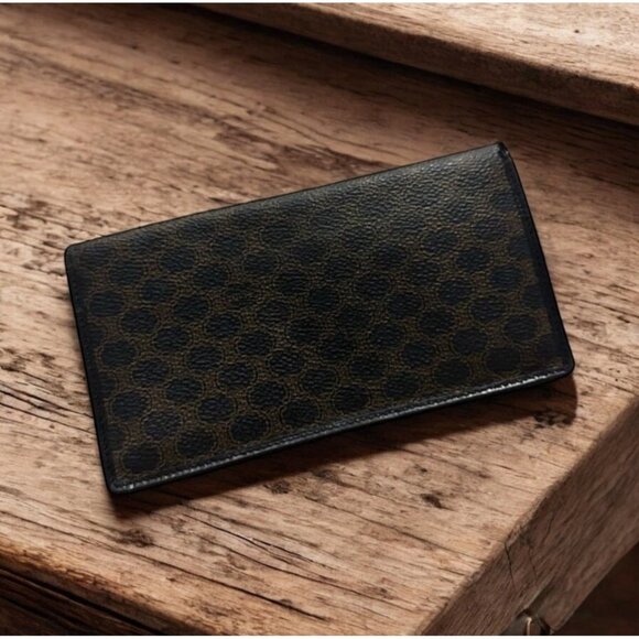 CELINE Womens Vintage Long Logo Clutch Wallet - Picture 1 of 11